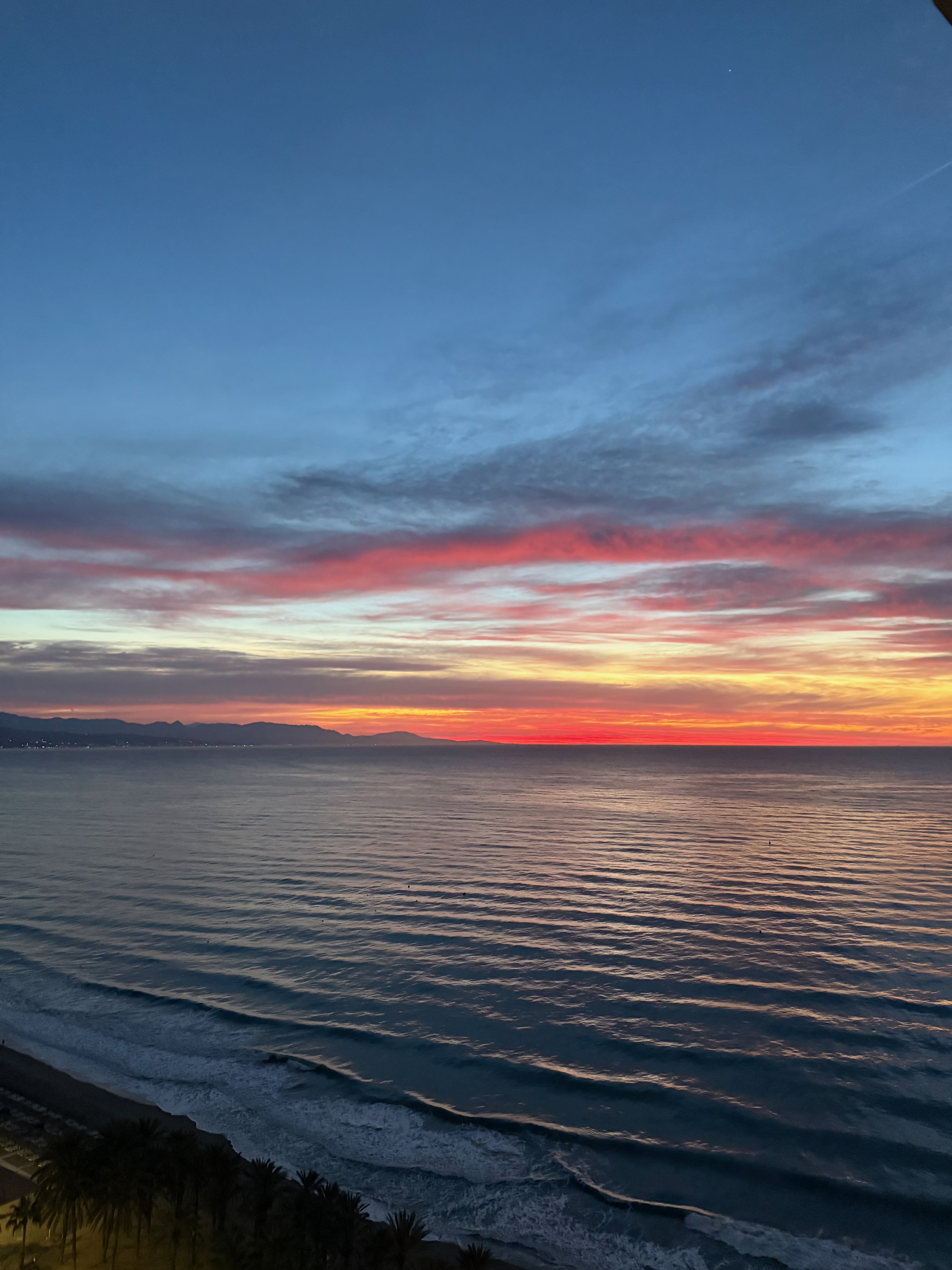 First light over the Mediterranean · Owner’s photograph
